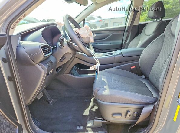 5NMS2DAJ0NH458243 2022 HYUNDAI SANTA Gray Vista interior delantera