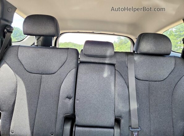 5NMS2DAJ0NH458243 2022 HYUNDAI SANTA Gray Vista de los asientos traseros