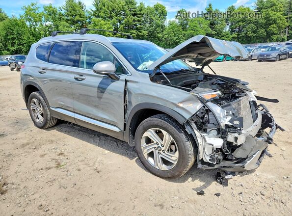 5NMS2DAJ0NH458243 2022 HYUNDAI SANTA Gray Delantero derecho