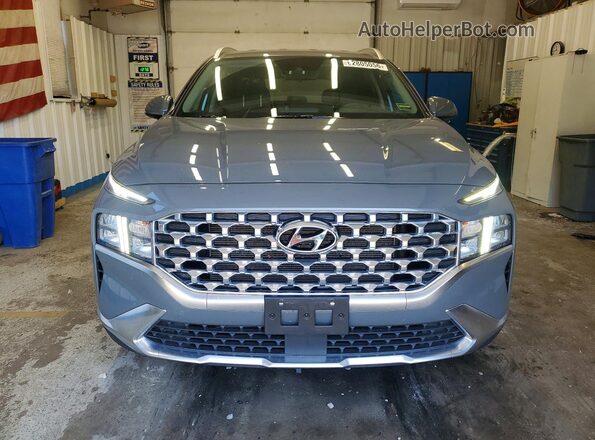 5NMS2DAJ0NH471929 2022 HYUNDAI SANTA Gray Front view