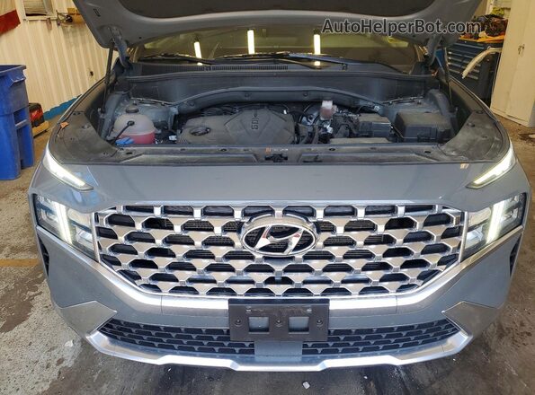 5NMS2DAJ0NH471929 2022 HYUNDAI SANTA Gray Engine compartment view