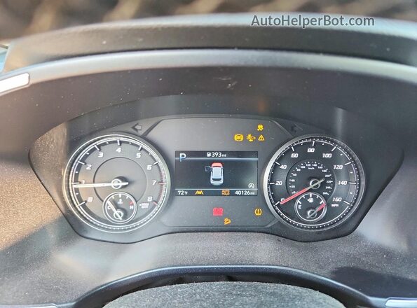 5NMS2DAJ0PH502308 2023 HYUNDAI SANTA Charcoal Вид щитка приладів