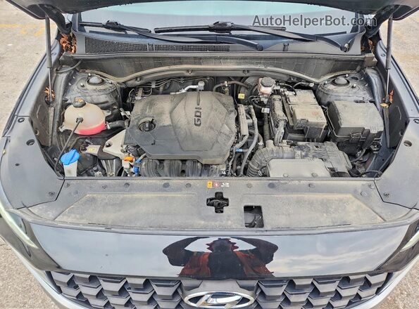 5NMS2DAJ0PH506570 2023 HYUNDAI SANTA Black Вид підкапотного простору