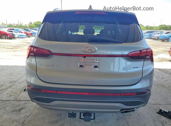 5NMS2DAJ0PH516922 2023 HYUNDAI SANTA Silver Вид ззаду