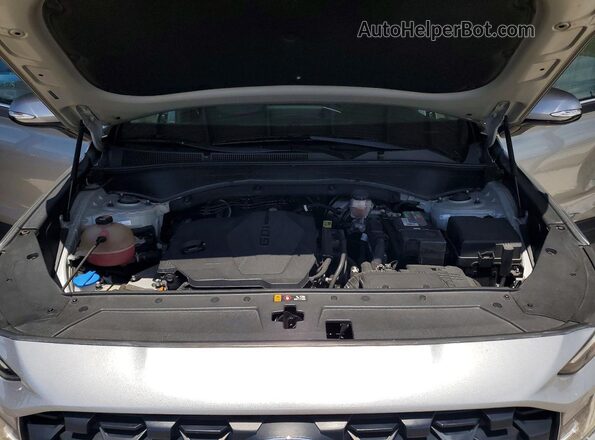 5NMS2DAJ0PH516922 2023 HYUNDAI SANTA Silver Вид підкапотного простору