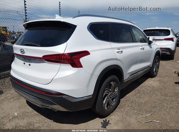 5NMS2DAJ2MH369398 2021 HYUNDAI SANTA FE White Rear right