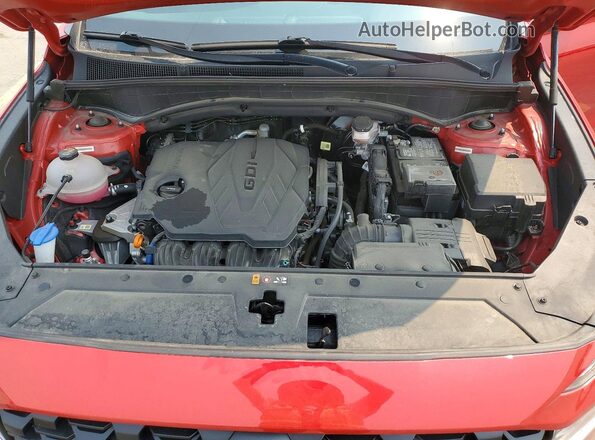 5NMS2DAJ2PH502617 2023 HYUNDAI SANTA Красный Вид подкапотного пространства