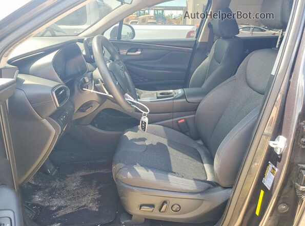 5NMS2DAJ4MH361285 2021 HYUNDAI SANTA Gray Widok wnętrza z przodu