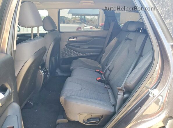 5NMS2DAJ4MH361285 2021 HYUNDAI SANTA Gray Widok wnętrza z tyłu