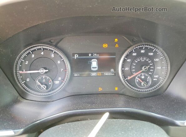 5NMS2DAJ5PH563265 2023 HYUNDAI SANTA Black Vista del cuadro de instrumentos