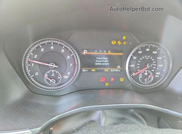 5NMS2DAJ6NH450969 2022 HYUNDAI SANTA White Instrument cluster view