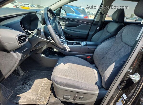 5NMS2DAJ6PH494344 2023 HYUNDAI SANTA Black Вид салону спереду