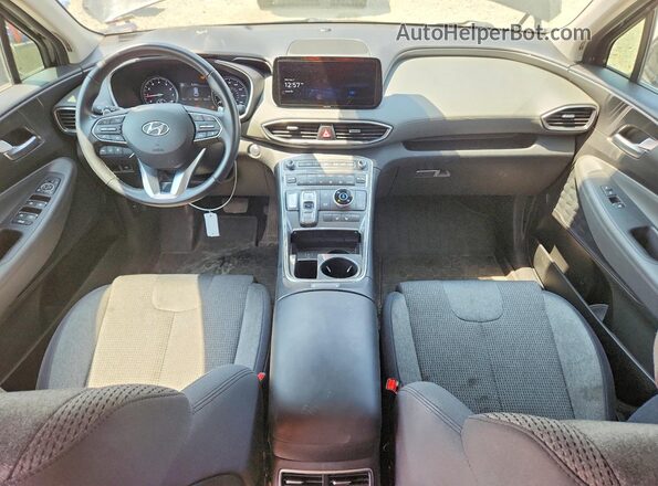 5NMS2DAJ6PH494344 2023 HYUNDAI SANTA Black Вид панелі приладів