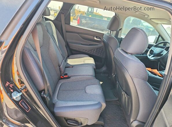 5NMS2DAJ6PH494344 2023 HYUNDAI SANTA Black Вид задньої частини салону
