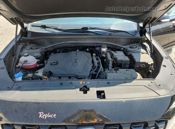 5NMS2DAJ6PH494344 2023 HYUNDAI SANTA Black Вид підкапотного простору