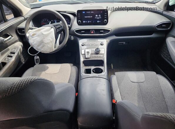 5NMS2DAJ7MH348594 2021 HYUNDAI SANTA Black Առջևի վահանակի տեսք