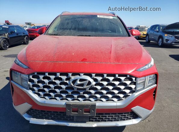 5NMS2DAJ7NH393214 2022 HYUNDAI SANTA Red Front view