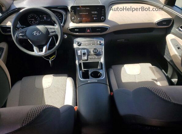 5NMS2DAJ7NH393214 2022 HYUNDAI SANTA Red Dashboard view