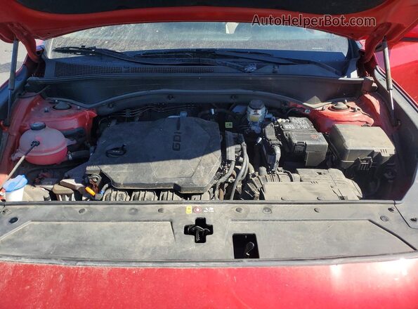 5NMS2DAJ7NH393214 2022 HYUNDAI SANTA Red Engine compartment view