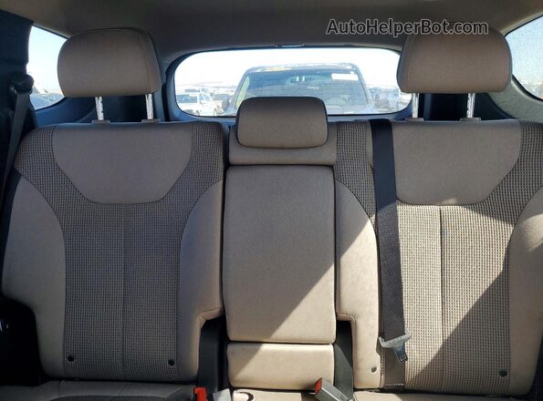 5NMS2DAJ7NH393214 2022 HYUNDAI SANTA Red Rear seats view