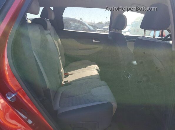 5NMS2DAJ7NH393214 2022 HYUNDAI SANTA Red Rear interior view