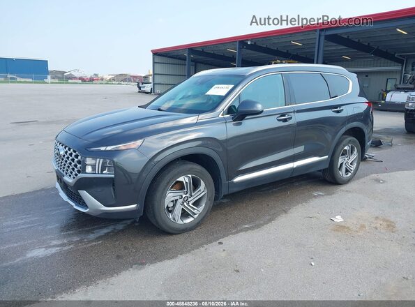 5NMS2DAJ7NH460586 2022 HYUNDAI SANTA FE Gray Առջևի ձախ երեք քառորդ տեսարան