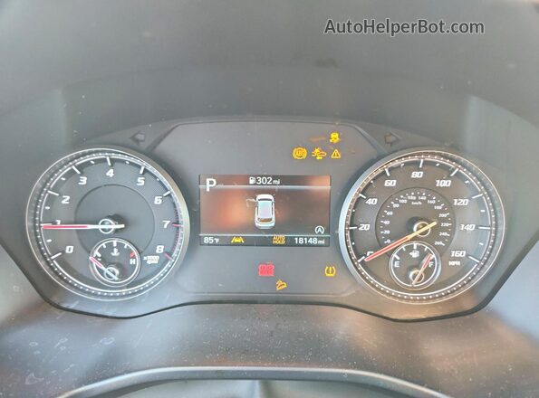 5NMS2DAJ7PH516142 2023 HYUNDAI SANTA White Vista del cuadro de instrumentos