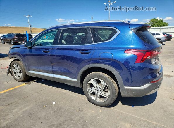 5NMS2DAJ8NH419268 2022 HYUNDAI SANTA Blue Задня ліва чверть