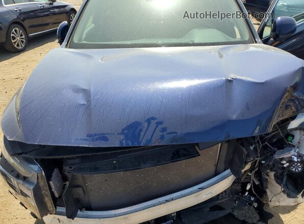 5NMS2DAJ8NH452612 2022 HYUNDAI SANTA Blue Widok komory silnika