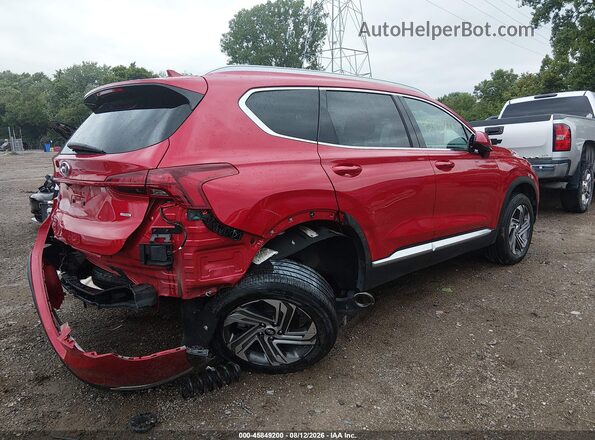 5NMS2DAJ8NH468678 2022 HYUNDAI SANTA FE Красный Вид спереди