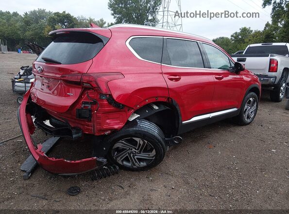 5NMS2DAJ8NH468678 2022 HYUNDAI SANTA FE Красный Задняя правая четверть