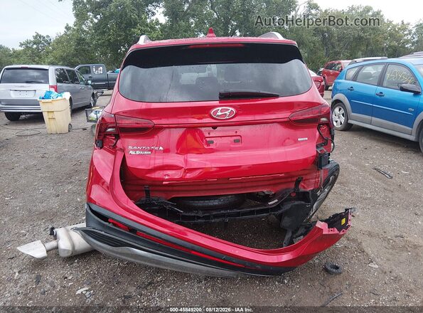 5NMS2DAJ8NH468678 2022 HYUNDAI SANTA FE Красный 
