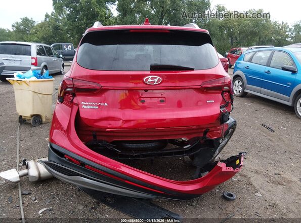 5NMS2DAJ8NH468678 2022 HYUNDAI SANTA FE Красный 