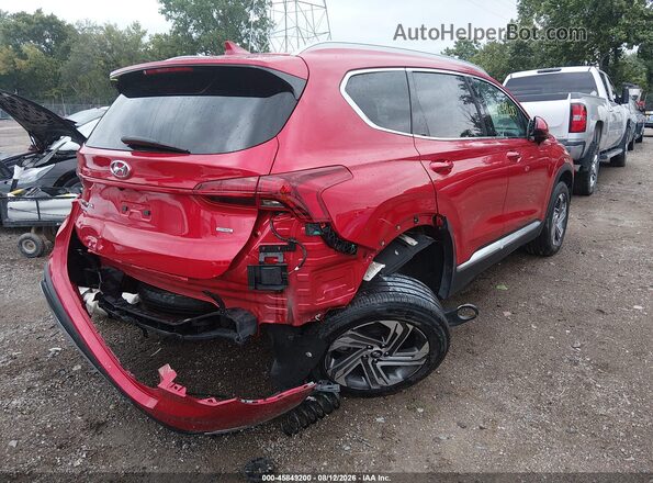 5NMS2DAJ8NH468678 2022 HYUNDAI SANTA FE Красный 