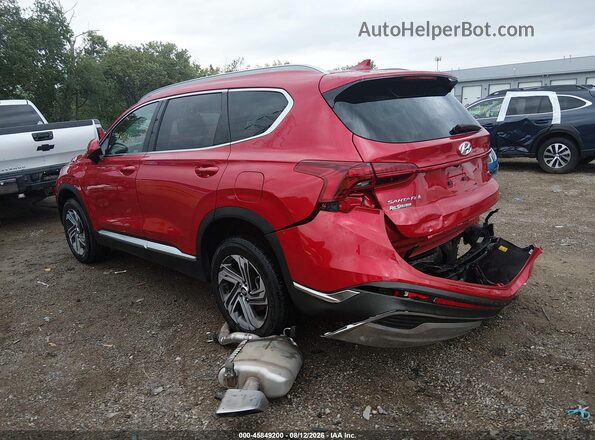 5NMS2DAJ8NH468678 2022 HYUNDAI SANTA FE Красный 