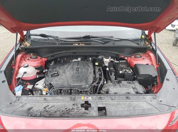 5NMS2DAJ8NH468678 2022 HYUNDAI SANTA FE Красный Вид сзади