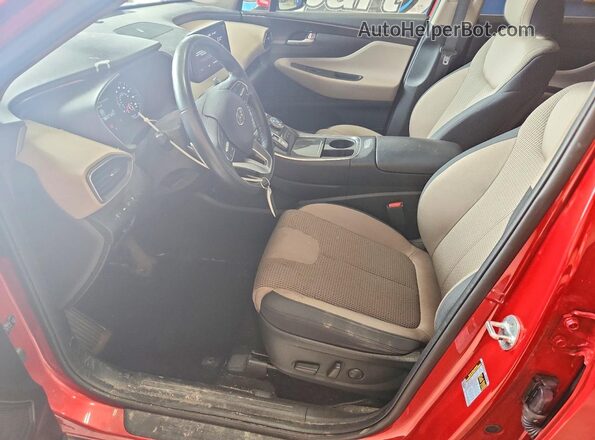 5NMS2DAJ8PH563227 2023 HYUNDAI SANTA Red Front interior view