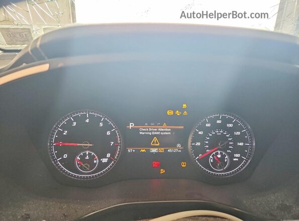 5NMS2DAJ8PH563227 2023 HYUNDAI SANTA Red Instrument cluster view