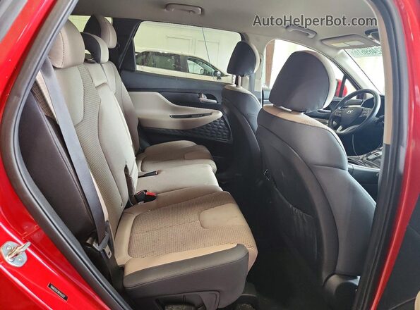 5NMS2DAJ8PH563227 2023 HYUNDAI SANTA Red Rear interior view