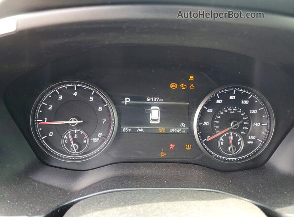5NMS2DAJ8PH616864 2023 HYUNDAI SANTA Charcoal Instrument cluster view