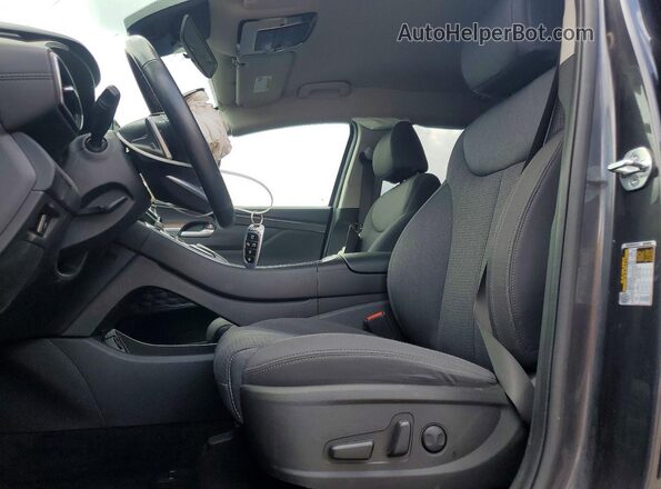 5NMS2DAJ8PH616864 2023 HYUNDAI SANTA Charcoal Front interior view