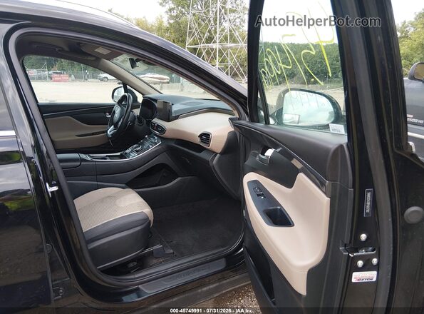 5NMS2DAJ8PH657382 2023 HYUNDAI SANTA FE Black Вид салону спереду