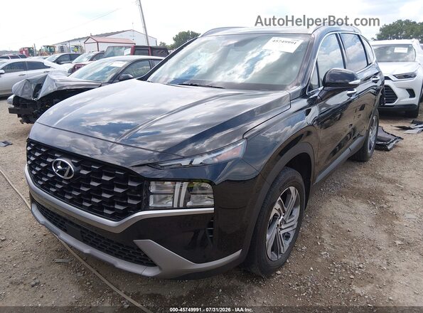 5NMS2DAJ8PH657382 2023 HYUNDAI SANTA FE Black Передня ліва чверть