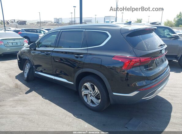 5NMS2DAJ9MH353425 2021 HYUNDAI SANTA FE Black Հետևի ձախ
