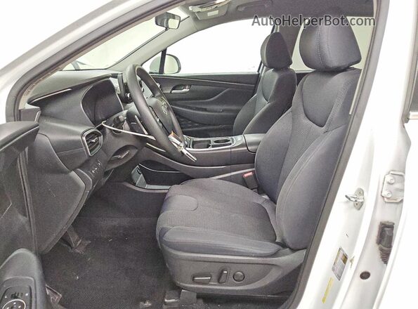 5NMS2DAJ9MH356339 2021 HYUNDAI SANTA White Front interior view