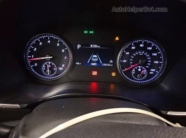 5NMS2DAJ9MH356339 2021 HYUNDAI SANTA White Instrument cluster view