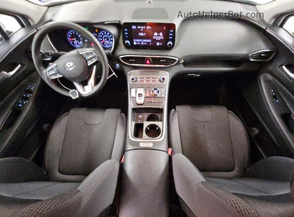 5NMS2DAJ9MH356339 2021 HYUNDAI SANTA White Dashboard view