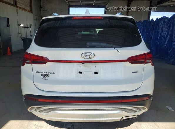 5NMS2DAJ9NH390038 2022 HYUNDAI SANTA White Вид ззаду