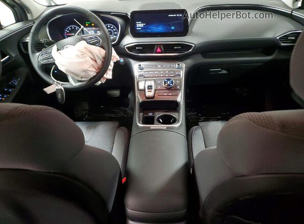 5NMS2DAJ9PH630224 2023 HYUNDAI SANTA Gray Dashboard view