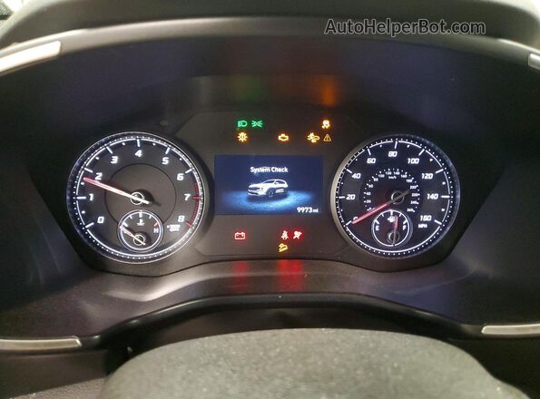 5NMS2DAJ9PH630224 2023 HYUNDAI SANTA Gray Instrument cluster view